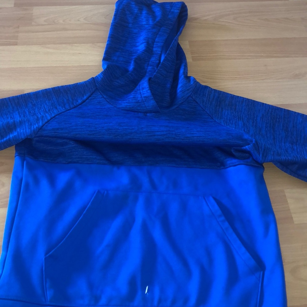 Blue hoodie